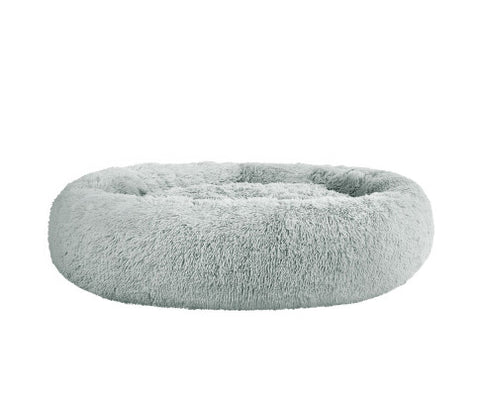 i.Pet Pet Bed Dog Cat 110cm Calming Extra Large Soft Plush Light Grey