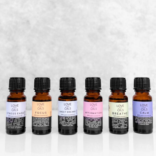 Pack of 6 Essential Oil Blends Gift boxed