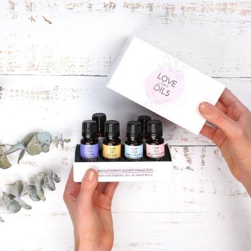 Pack of 6 Essential Oil Blends Gift boxed