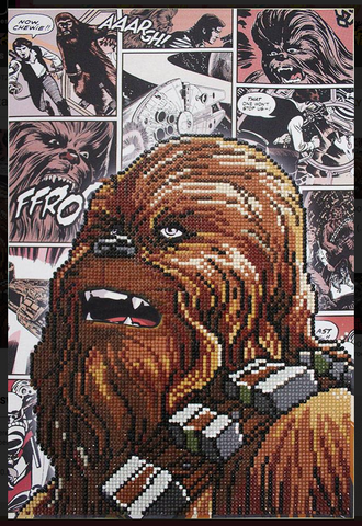 DIAMOND DOTZ  Star Wars Chewbacca (DDSW.1005) 26.5 x 40.5cm