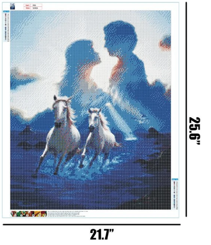 Mnp Dotz Diamond Painting Kits Galloping Horse  30x40