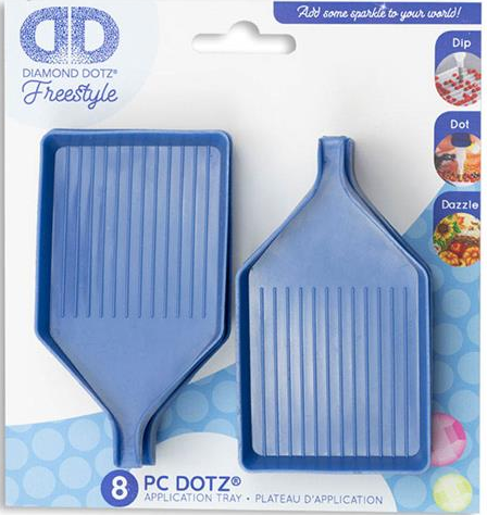 DD Blue Trays With Pouring Lip, Pack Of 8