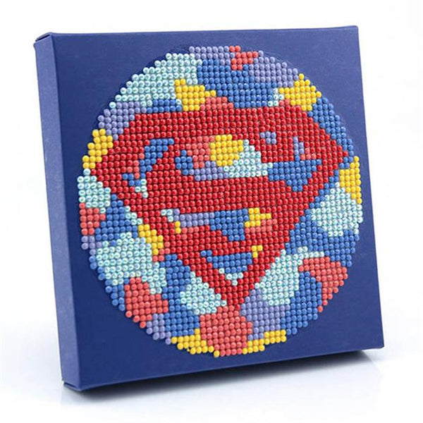 DIAMOND DOTZ  Superman Dotzbox 15 x 15cm